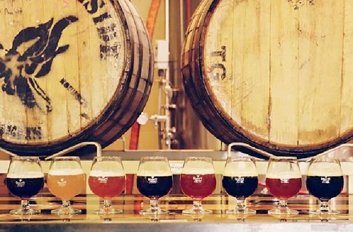 A flight of Gravity beers